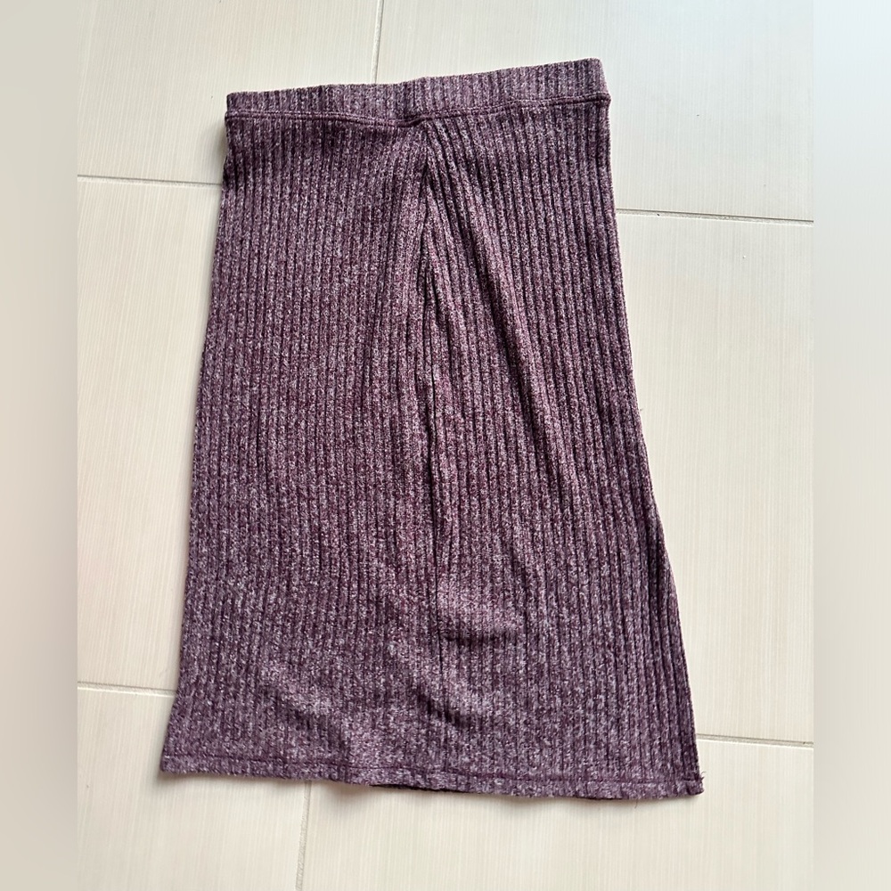Wilfred Free Burgundy Pencil Skirt Size Medium